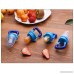 Baby Fresh Food Feeder | Baby Teether | Baby Teething Toys | Baby Fruit Feeder | Mesh Teether 3 Pack Fruit Food Silicone Nipple Teething Toy Reusable Aching Gums Pacifier Blue Portable Infant Food - B07DVC3DB8